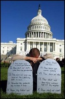 Joe Paradise, Ten Commandments Supporter - All images copyright Lisa Nipp 2010